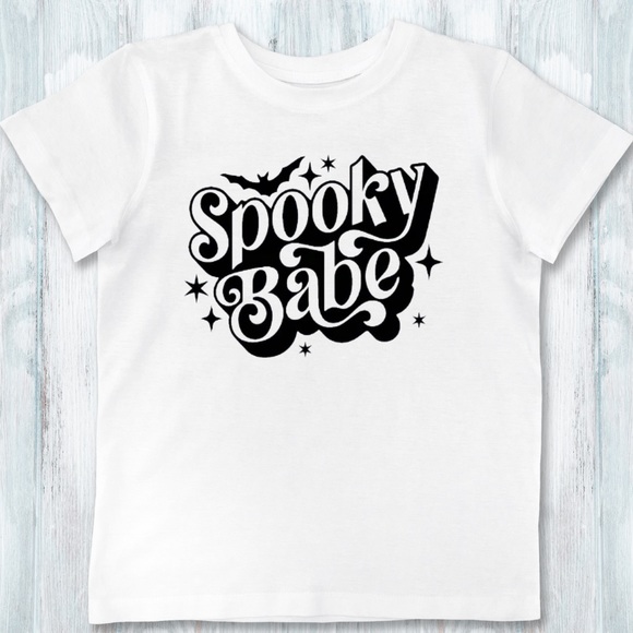 NWT Spooky Babe Halloween Graphic Tee Shirt - Picture 4 of 7